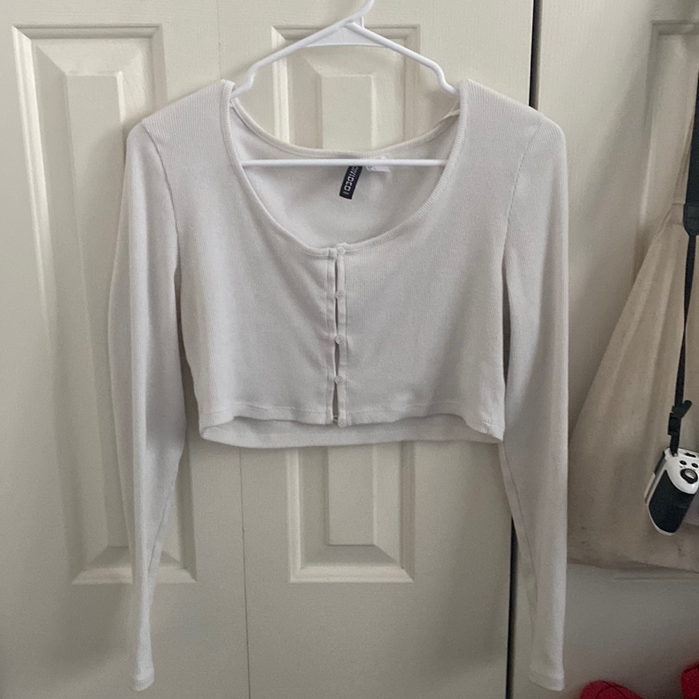 H&M Long sleeve Crop Top